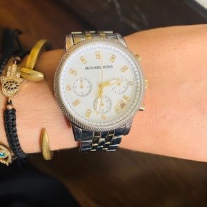 Michael Kors Gold & Silver Watch